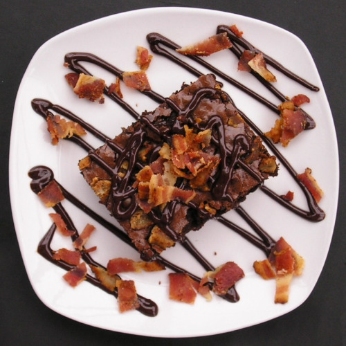 Chocolate  Bacon Brownie